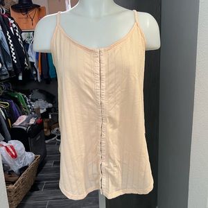 RVCA Light Salmon Pink Tank Top